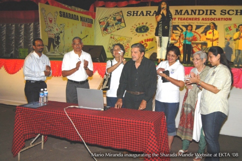 Team Inertia launches revamped Sharada Mandir School website at Ekta 08
